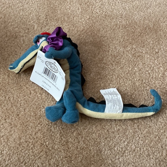 Vintage Disney Sorcerer Mickey and Fantasia alligator beanie babies - Picture 5 of 5